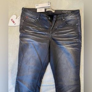SLINK Jeans black curvy ankle jegging -size 16